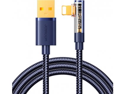 Úhlový kabel k USB-A na Lightning / 1,2 m Joyroom S-UL012A6 (modrý)