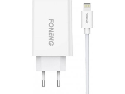 Rychlonabíječka Foneng 1x USB EU43 + kabel USB Lightning