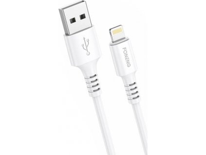 Kabel USB na Lightning Foneng, x85 iPhone 3A Quick Charge, 1 m (bílý)