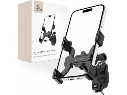 TECH-PROTECT V3 Universal bike mount - držák mobilu na kolo, černý