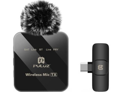 Bezdrátový lavier mikrofon PULUZ PU648B (USB-C)