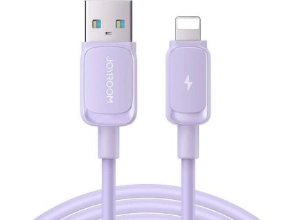 Joyroom Multi-Color Series A14 Lightning / USB-A 2.4A 1.2 m cable - purple