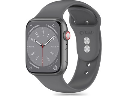 TECH-PROTECT ŘEMÍNEK SILICONE APPLE WATCH 4 / 5 / 6 / 7 / 8 / 9 / SE / ULTRA 1 / 2 (42 / 44 / 45 / 49 MM) CLAY