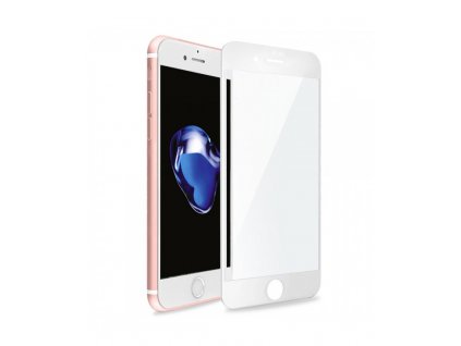 Tvrzené 3D sklo Swissten Ultra Durable pro Apple iPhone 7/8, bílé