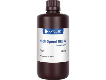 Rychleschnoucí resin High Speed Resin AnyCubic – 1 kg (šedá)