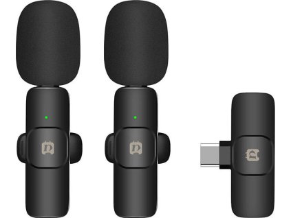 Bezdrátový mikrofon Puluz PU3151B Lavalier typ C