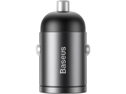 Baseus Tiny Star Mini Quick Charge Autonabíječka USB port 30W šedý