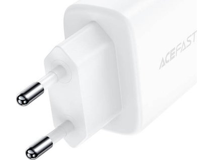Nástěnná nabíječka Acefast A25, USB + USB-C, PD 20W (bílá)
