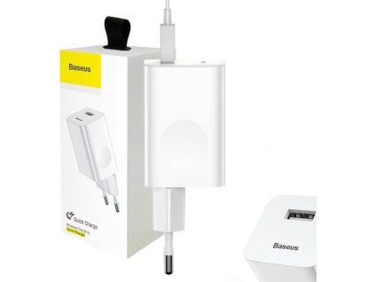 Baseus CCALL-BX02 Quick Charger 24W Nabíječka White