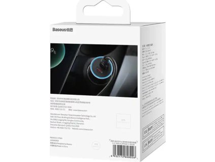 Baseus Golden Contactor Pro nabíječka do auta, 2x USB-C, 40 W (tmavě šedá)