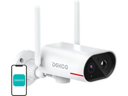 IP Outdoor WiFi camera with solar panel DEKCO DC8L 3MP