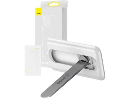 Baseus skládací držák pro telefon (bílý)