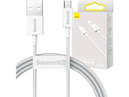 Baseus CAMYS-02 Superior Fast Charging Datový Kabel MicroUSB 2A 1m White