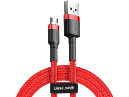 Datový kabel Micro USB Baseus Cafule 1,5A 2m (červená)