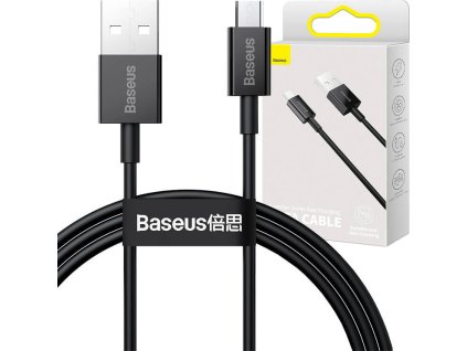Baseus CAMYS-01 Superior Fast Charging Datový Kabel MicroUSB 2A 1m Black