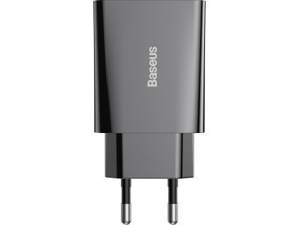 Baseus Speed Mini Quick Charger, USB-C, PD, 3A, 20W (čierna)
