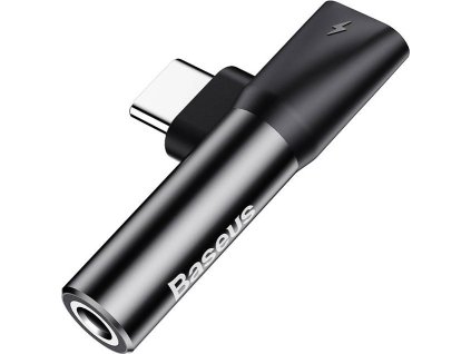 Audio adaptér USB-C na mini jack 3,5 mm USB-C (čierny)