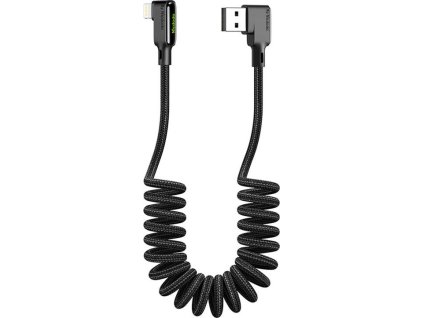 Kabel USB-Lightning, Mcdodo CA-7300, úhlový, 1,8 m (černý)