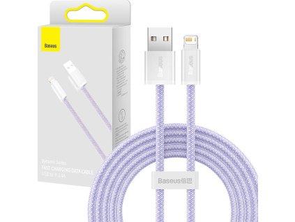 Baseus Dynamic kabel USB na Lightning, 2,4 A, 2 m (fialový)