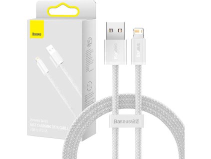 Baseus Dynamic kábel USB-Lightning, 2,4 A, 1 m (biely)