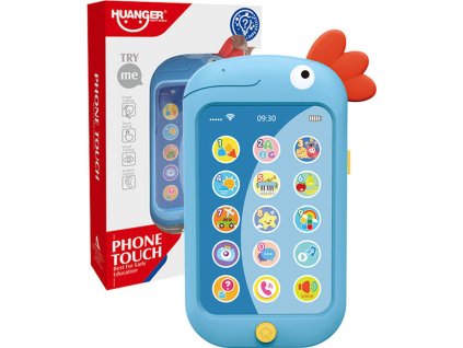 Hrací telefon Huanger HE8035 (modrý)