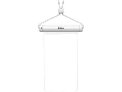 Baseus Cylinder Slide-cover vodotěsná taška na smartphone (bílá)