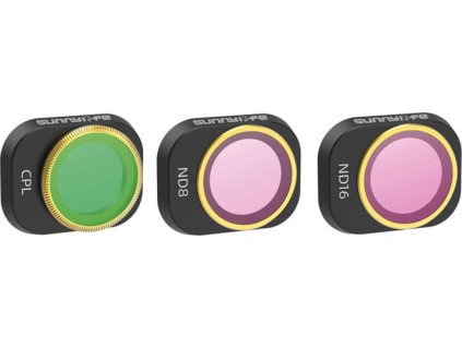 3 filtry pro objektiv CP, ND8, 16 Sunnylife pro DJI MINI 4 PRO