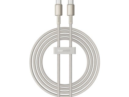 Kabel USB-C na USB-C Baseus Tungsten Gold, 100 W, 2 m (zlatý)