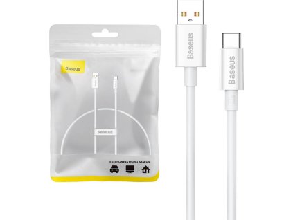Baseus Superior Series Fast Charging Datový Kabel USB - USB-C 100W 0.25m Moon White