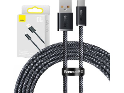 Baseus Dynamic Series Fast Charging Datový Kabel USB-A - USB-C 100W 2m Slate gray
