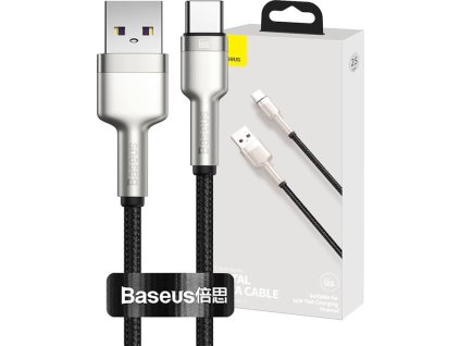 Baseus CAKF000001 Cafule Datový Kabel USB-USB-C 66W 0,25m Black