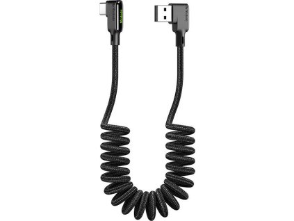 Kabel USB na USB-C, Mcdodo CA-7310, úhlový, 1,8 m (černý)
