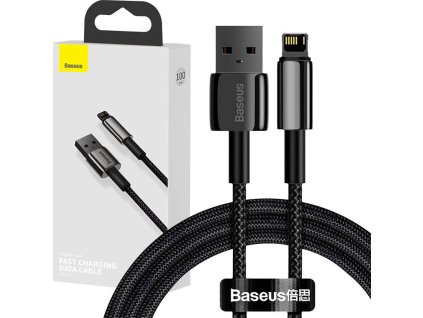 Baseus CALWJ-01 Tungsten Gold Kabel Lightning 2.4A 1m Black