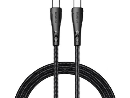Kabel USB-C na USB-C Mcdodo CA-7641, PD 60W, 1,2 m (černý)