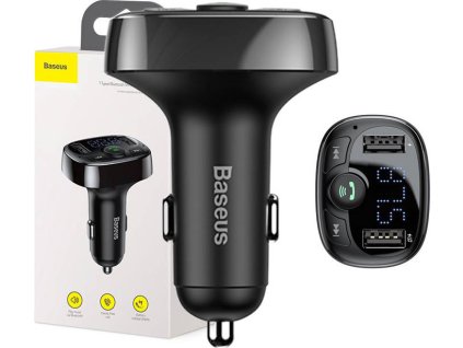 Bluetooth transmitter / car charger Baseus S-09A (Overseas Edition) - black