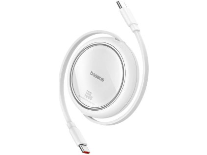 Baseus Free2Draw Mini USB-C - USB-C 100W 1m retractable cable - white