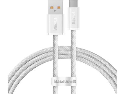 Kabel USB na USB-C Baseus řady Dynamic, 100 W, 1 m (bílý)