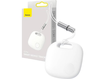 Baseus T2 Pro smart GPS tracker for children's handbag keys white (FMTP000002)