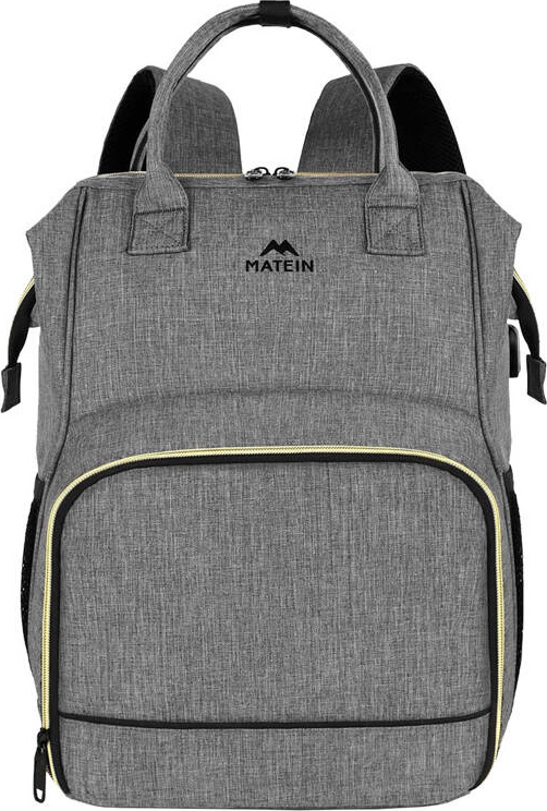 Batoh na notebook / taška na oběd 15,6'' Matein 1368 USB Grey