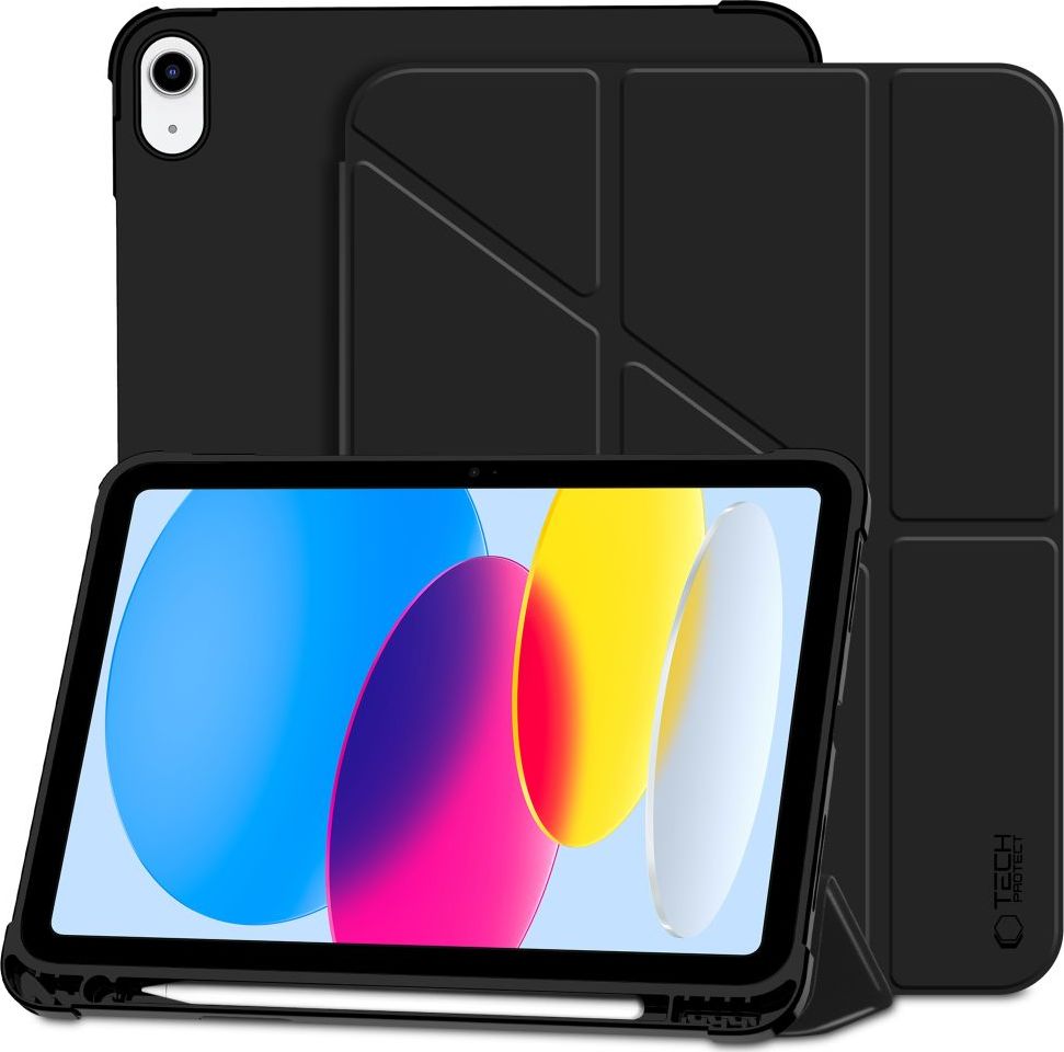 TECH-PROTECT SC PEN ORIGAMI IPAD 10.9” 10 / 2022 / 11” 11 / 2025 BLACK