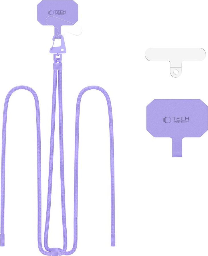 TECH-PROTECT C5S ROPE CROSSBODY STRAP LAVENDER