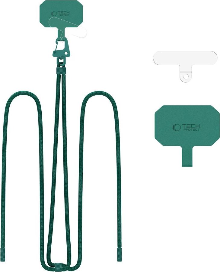 TECH-PROTECT C5S ROPE CROSSBODY STRAP HUNTER GREEN