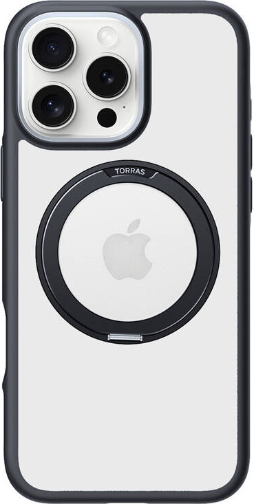 Pouzdro Torras Ostand R Fusion pro iPhone 16 Pro (černé)