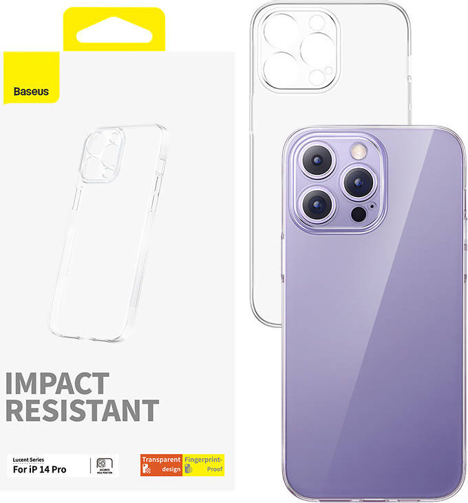 Pouzdro na telefon pro iP 14 PRO Baseus OS-Lucent Series (čiré)