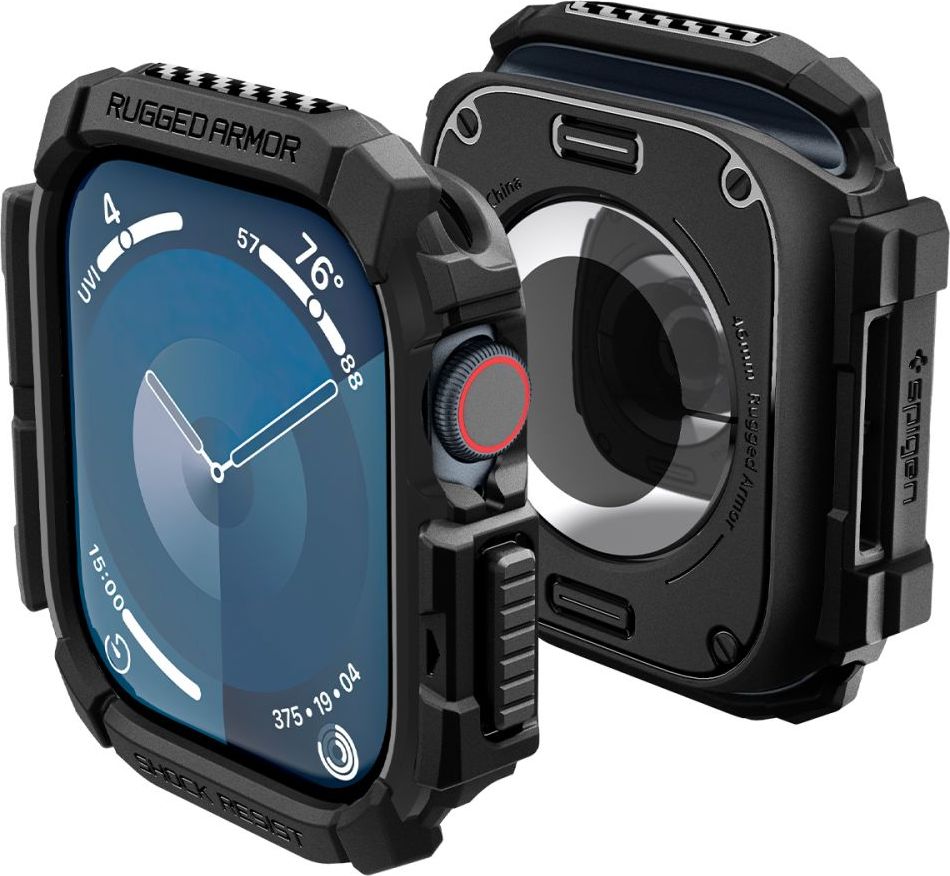 SPIGEN RUGGED ARMOR APPLE WATCH 10 (46 MM) MATTE BLACK