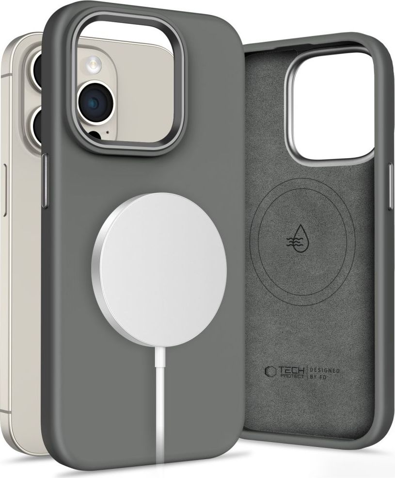 TECH-PROTECT SILICONE PURE MAGSAFE IPHONE 15 PRO MAX CLAY