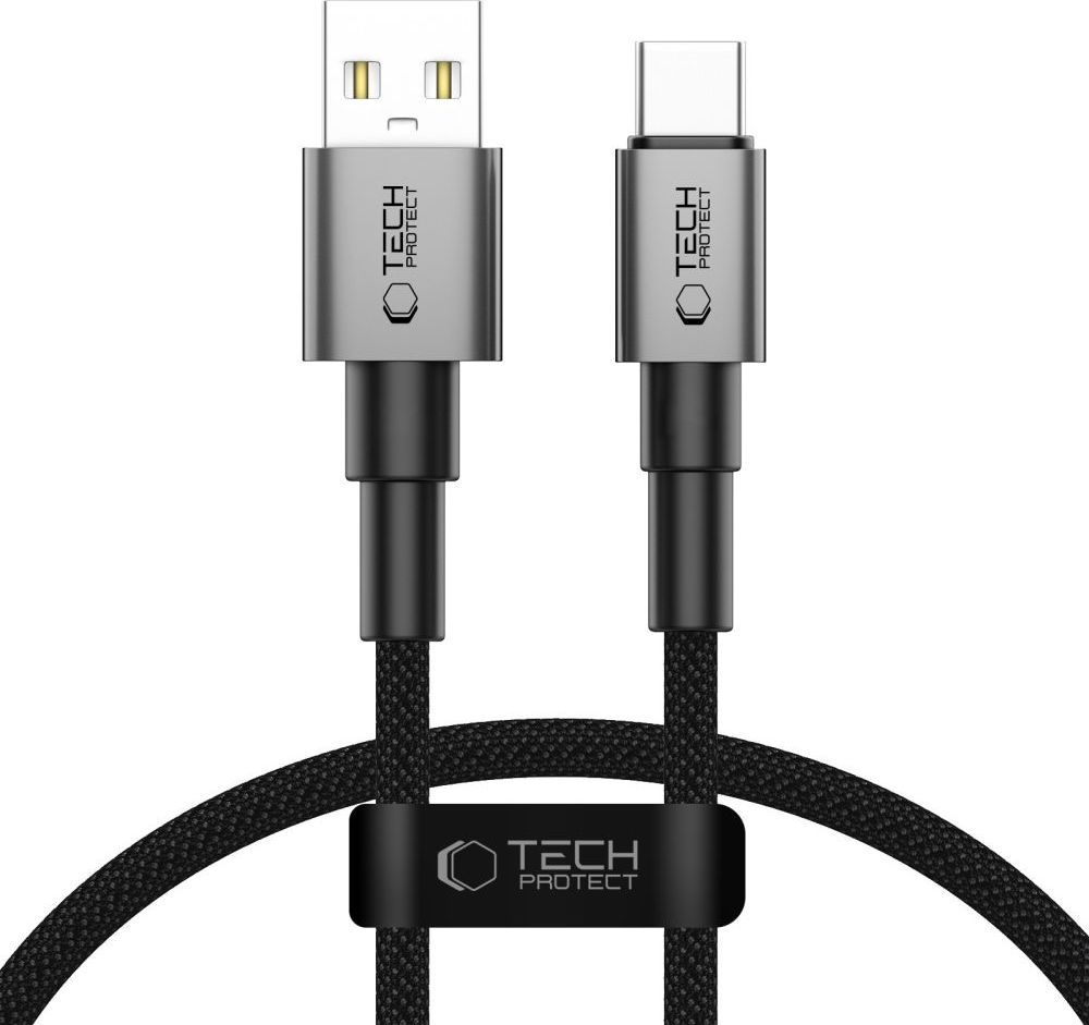 TECH-PROTECT ULTRABOOST DNA TYPE-C CABLE 15W/3A 50CM IRON GREY