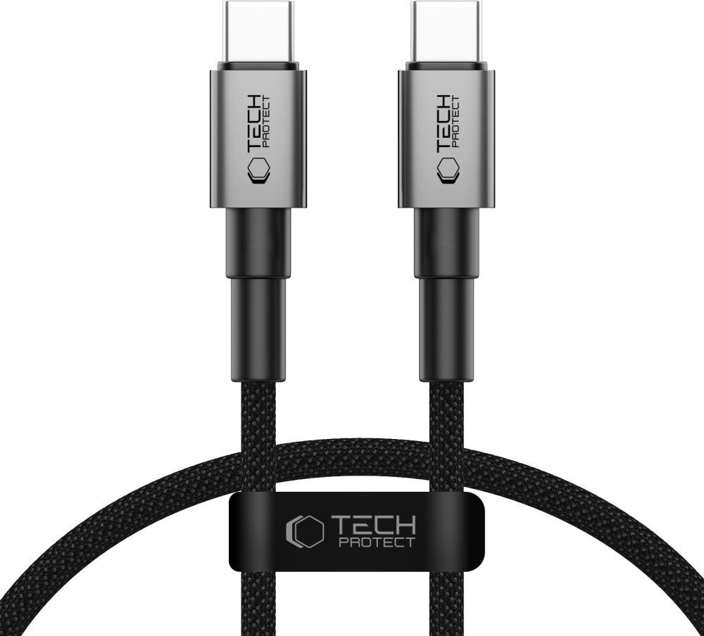 TECH-PROTECT ULTRABOOST DNA TYPE-C CABLE PD 60W / 3A 25CM IRON GREY