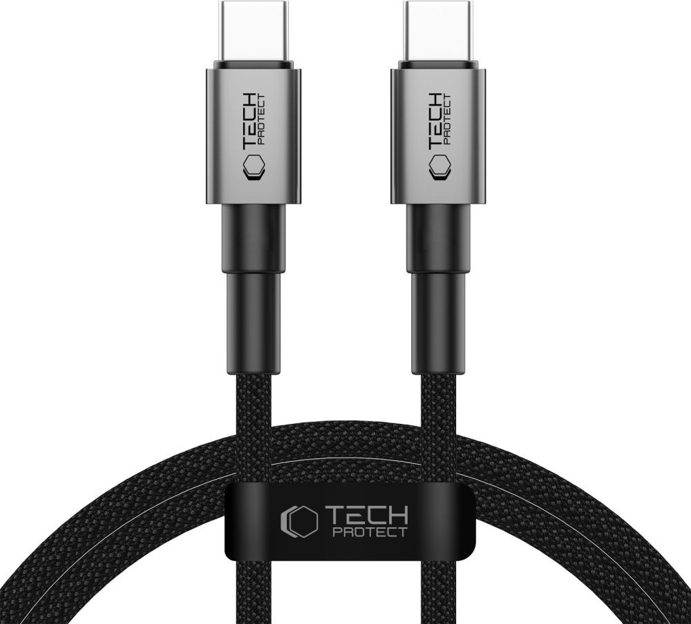TECH-PROTECT ULTRABOOST DNA TYPE-C CABLE PD 60W / 3A 100CM IRON GREY