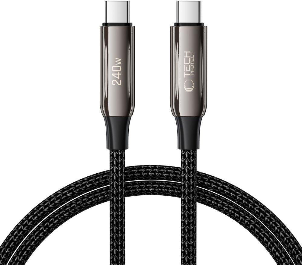 TECH-PROTECT UB10T ULTRABOOST TYPE-C CABLE PD 240W / QC4.0 100CM BLACK